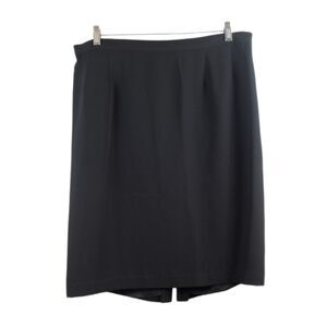 Maggy London Black Women's Pencil Skirt Lined Back Zip Closure 20 058